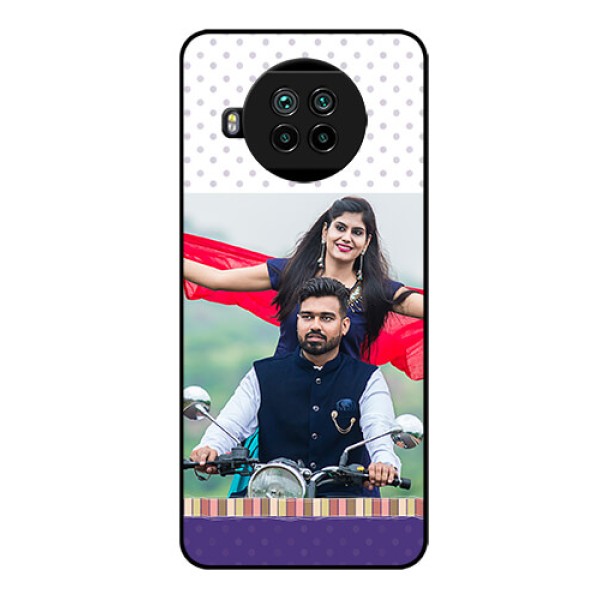 Mi 10i 5G Photo Printing on Glass Case  - Cute Family Design