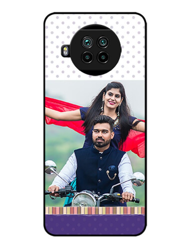 Custom Mi 10i 5G Photo Printing on Glass Case  - Cute Family Design