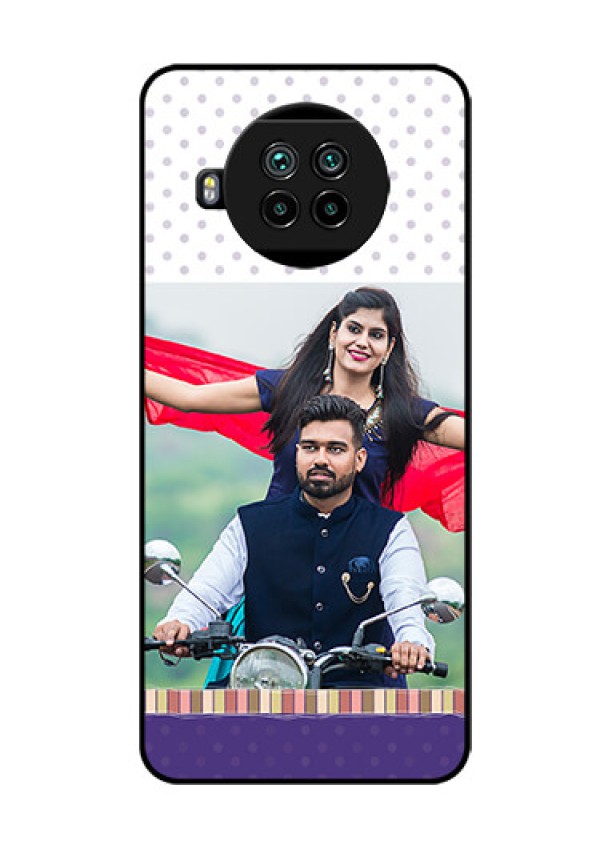 Mi 10i 5G Photo Printing on Glass Case  - Cute Family Design