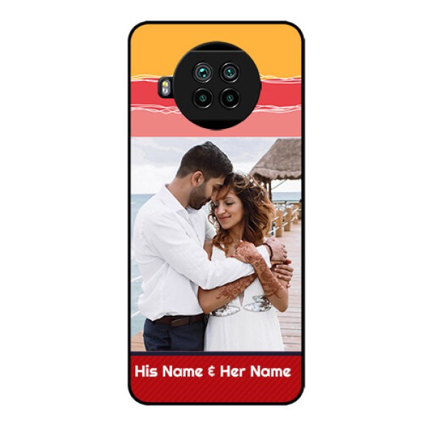 Mi 10i 5G Custom Glass Mobile Case  - Colorful Case Design