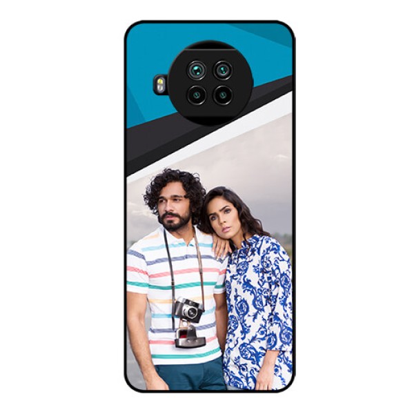Mi 10i 5G Photo Printing on Glass Case  - Simple Pattern Photo Upload Design