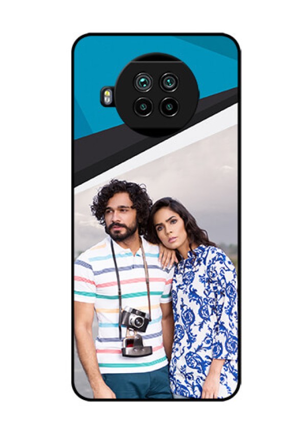 Mi 10i 5G Photo Printing on Glass Case  - Simple Pattern Photo Upload Design