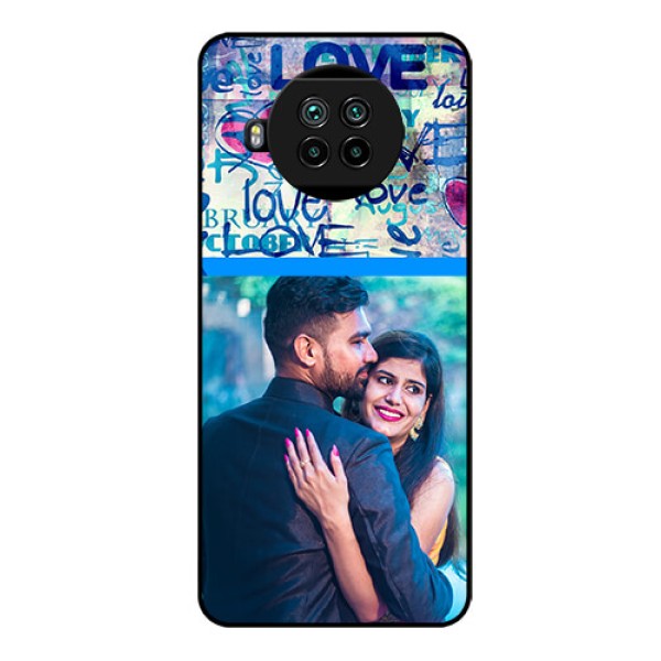 Mi 10i 5G Custom Glass Mobile Case  - Colorful Love Design