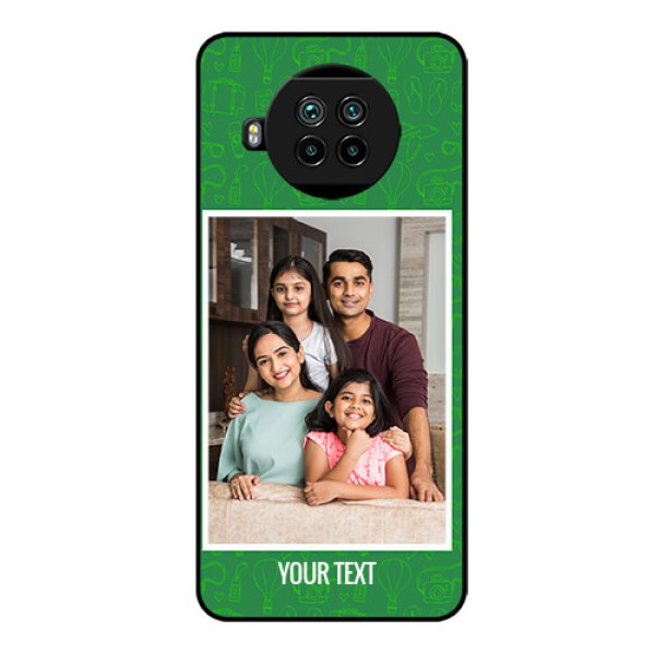 Mi 10i 5G Personalized Glass Phone Case  - Picture Upload Design