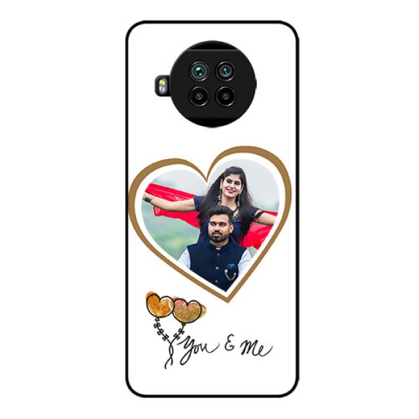 Mi 10i 5G Custom Glass Mobile Case  - You & Me Design