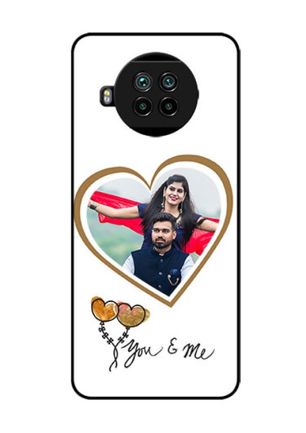 Mi 10i 5G Custom Glass Mobile Case  - You & Me Design