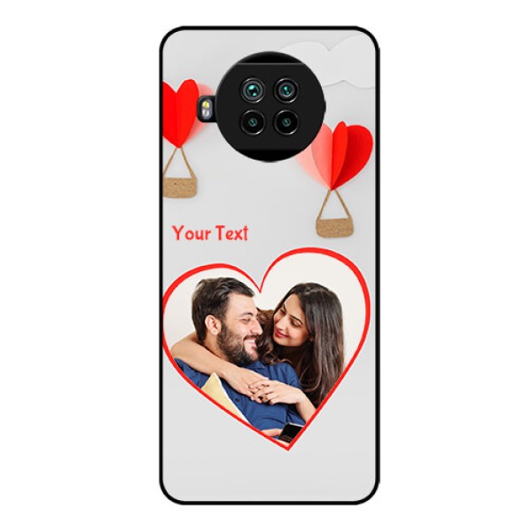 Mi 10i 5G Custom Glass Mobile Case - Parachute Love Design Mi 10i 5G Custom Glass Mobile Case - Parachute Love Design