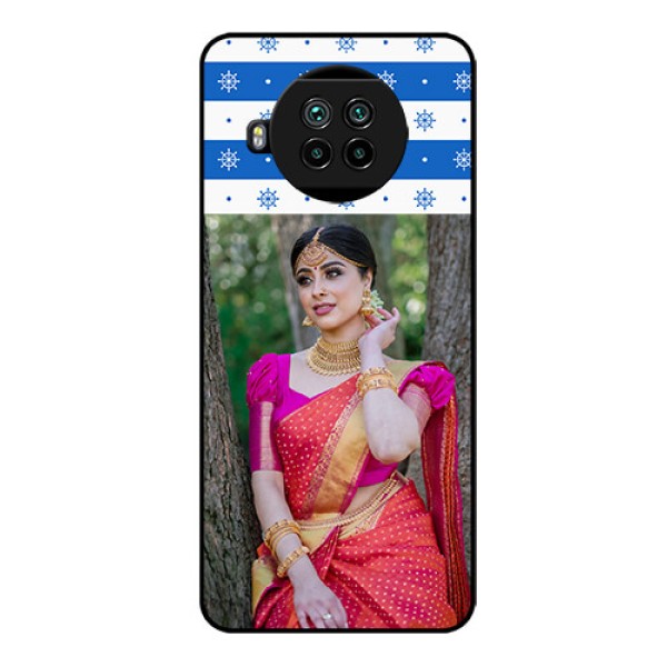 Mi 10i 5G Photo Printing on Glass Case  - Snow Pattern Design