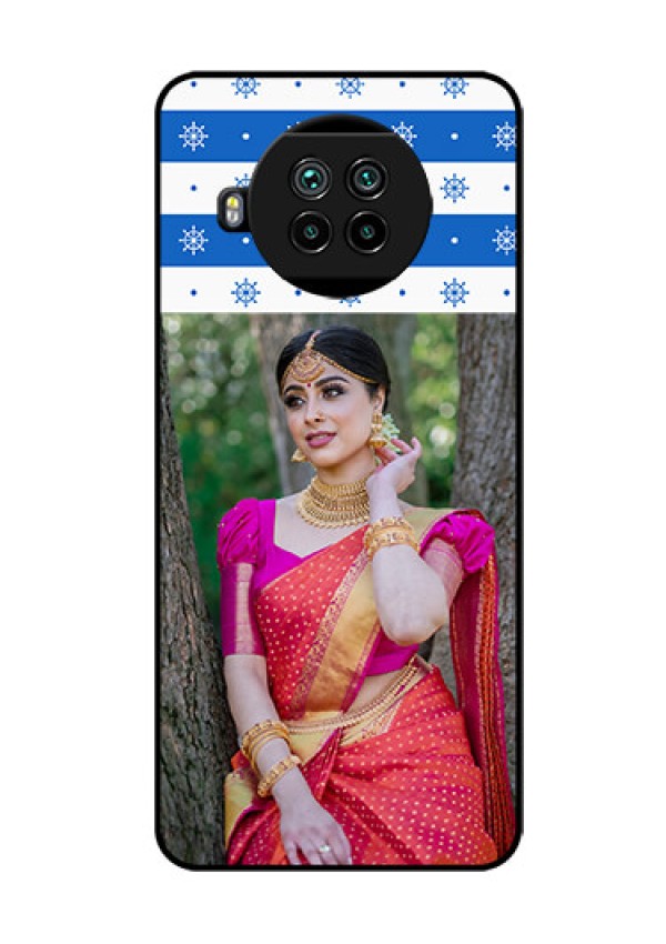 Mi 10i 5G Photo Printing on Glass Case  - Snow Pattern Design