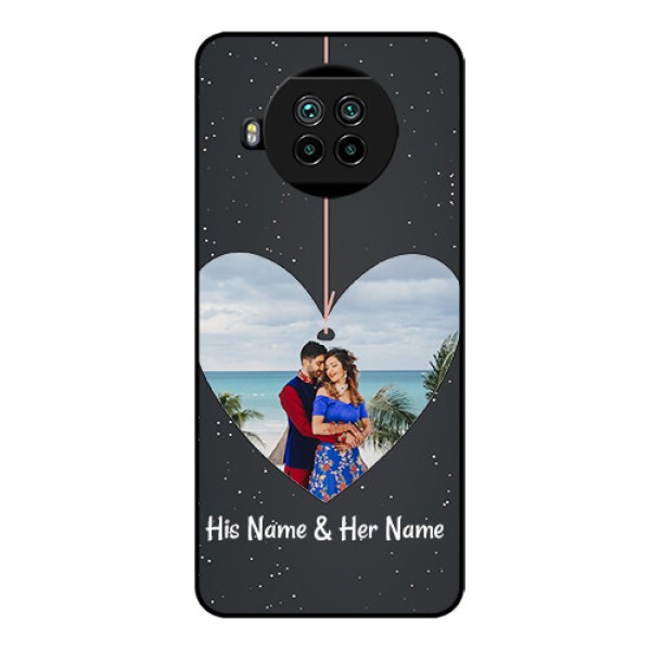 Mi 10i 5G Custom Glass Phone Case  - Hanging Heart Design