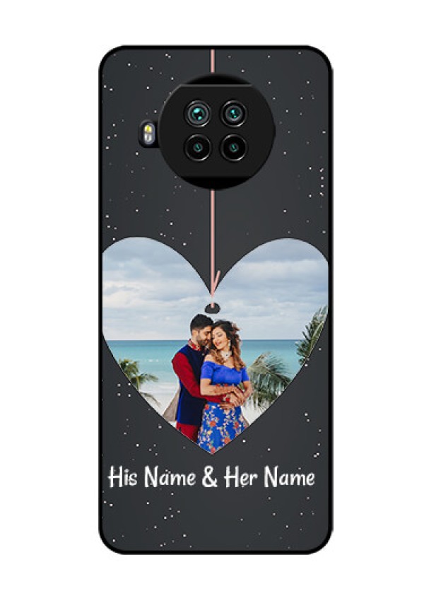 Mi 10i 5G Custom Glass Phone Case  - Hanging Heart Design