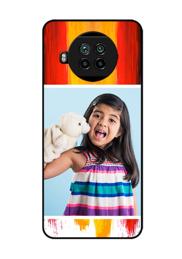Mi 10i 5G Personalized Glass Phone Case  - Multi Color Design