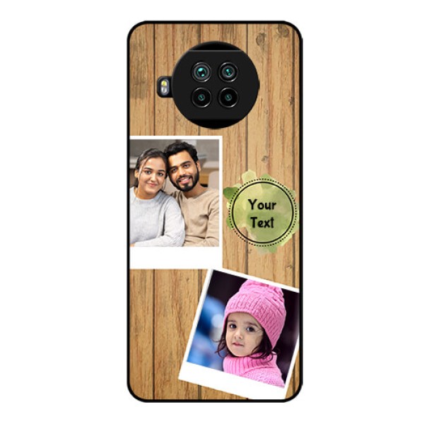 Mi 10i 5G Custom Glass Phone Case  - Wooden Texture Design
