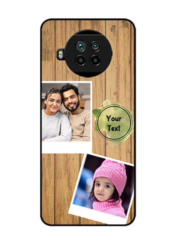 Mi 10i 5G Custom Glass Phone Case  - Wooden Texture Design