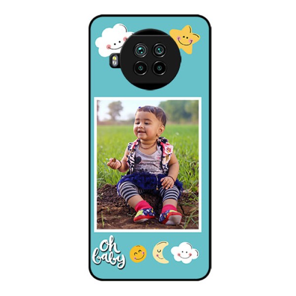 Mi 10i 5G Personalized Glass Phone Case - Smiley Kids Stars Design Mi 10i 5G Personalized Glass Phone Case - Smiley Kids Stars Design