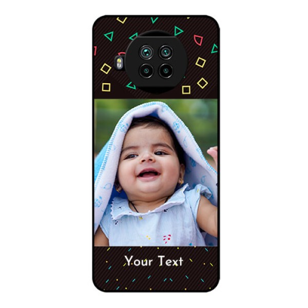 Mi 10i 5G Custom Glass Phone Case - with confetti birthday design Mi 10i 5G Custom Glass Phone Case - with confetti birthday design