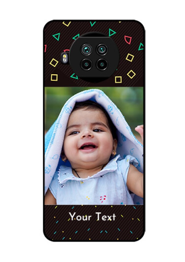Mi 10i 5G Custom Glass Phone Case  - with confetti birthday design