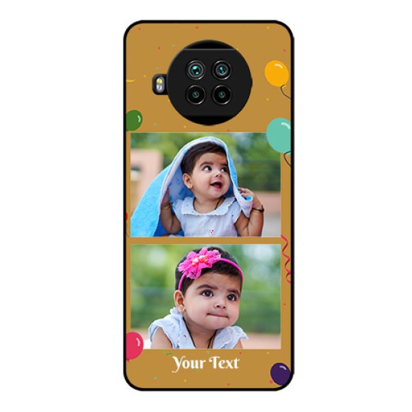 Mi 10i 5G Personalized Glass Phone Case - Image Holder with Birthday Celebrations Design Mi 10i 5G Personalized Glass Phone Case - Image Holder with Birthday Celebrations Design