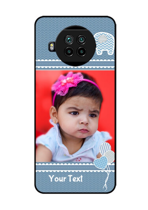 Mi 10i 5G Photo Printing on Glass Case  - with Kids Pattern Design