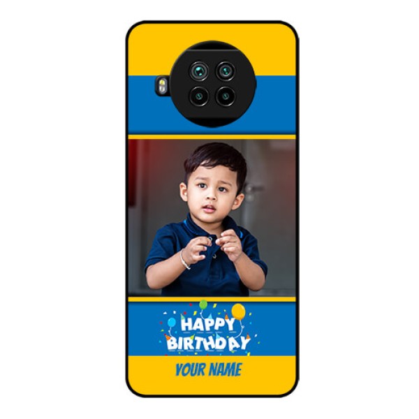 Mi 10i 5G Custom Glass Mobile Case  - Birthday Wishes Design
