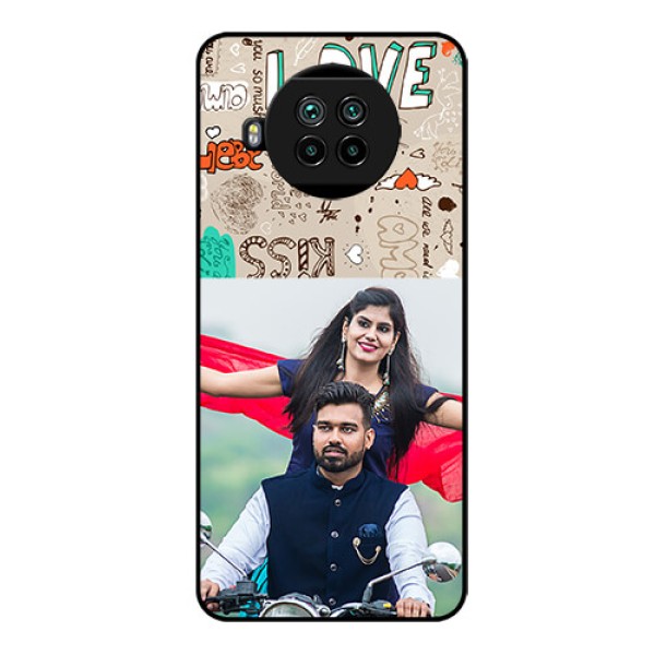 Mi 10i 5G Custom Glass Phone Case  - Love Doodle Pattern 
