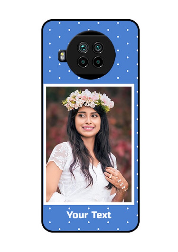 Mi 10i 5G Photo Printing on Glass Case  - Polka dots design