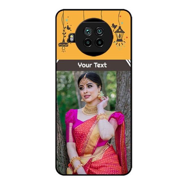 Mi 10i 5G Custom Glass Mobile Case - with Family Picture and Icons Mi 10i 5G Custom Glass Mobile Case - with Family Picture and Icons