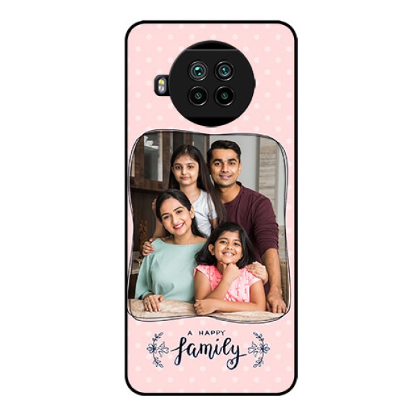 Mi 10i 5G Custom Glass Phone Case  - Family with Dots Design