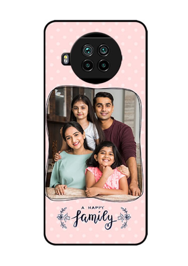 Mi 10i 5G Custom Glass Phone Case  - Family with Dots Design