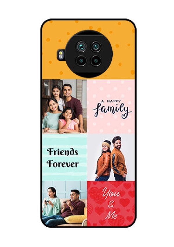 Mi 10i 5G Personalized Glass Phone Case  - Images with Quotes Design