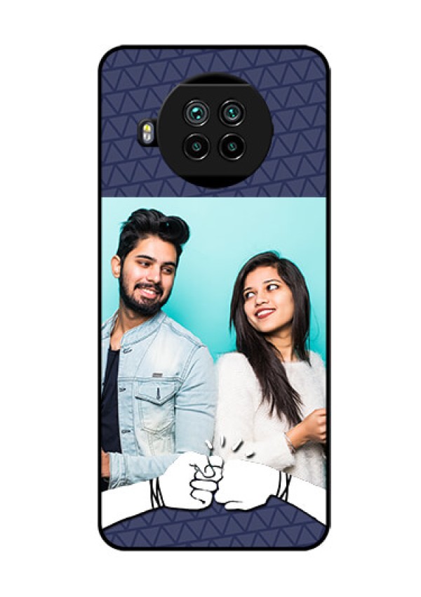 Mi 10i 5G Photo Printing on Glass Case  - with Best Friends Design  