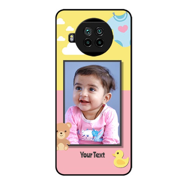 Mi 10i 5G Photo Printing on Glass Case  - Kids 2 Color Design