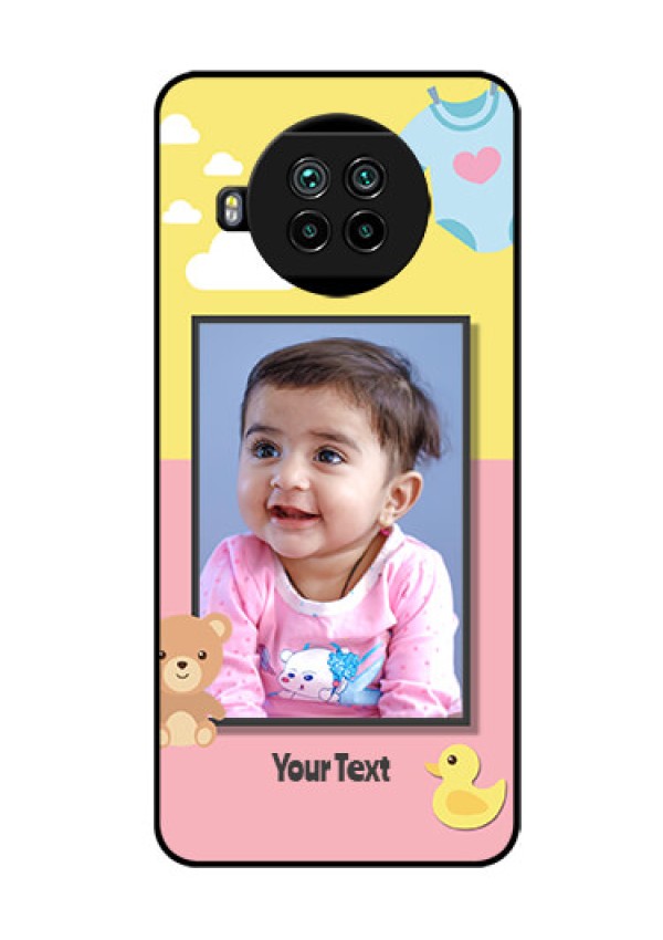 Mi 10i 5G Photo Printing on Glass Case  - Kids 2 Color Design
