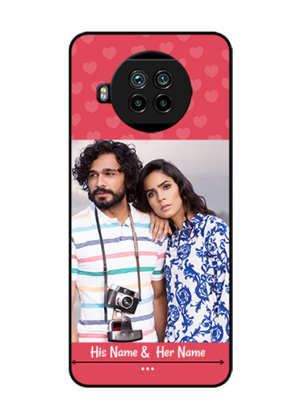Mi 10i 5G Photo Printing on Glass Case  - Simple Love Design