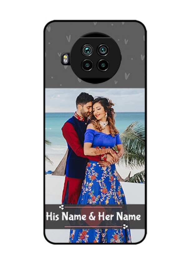Mi 10i 5G Custom Glass Mobile Case  - Buy Love Design with Photo Online