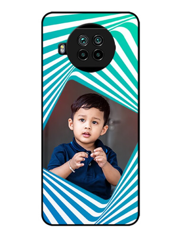 Custom Mi 10i 5G Personalized Glass Phone Case  - Abstract Spiral Design