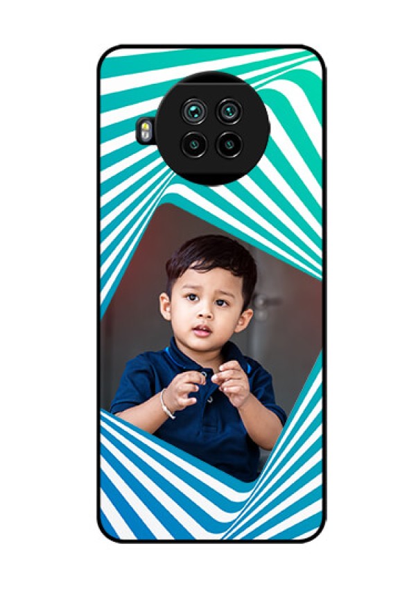 Mi 10i 5G Personalized Glass Phone Case  - Abstract Spiral Design