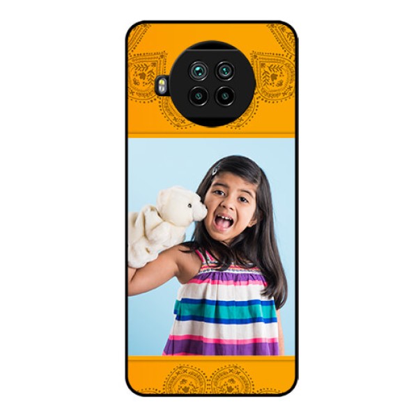 Mi 10i 5G Personalized Glass Phone Case  - Photo Wedding Design 