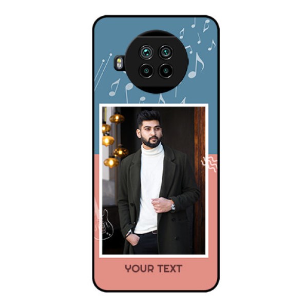 Mi 10i 5G Photo Printing on Glass Case - with Color Musical Note Design Mi 10i 5G Photo Printing on Glass Case - with Color Musical Note Design
