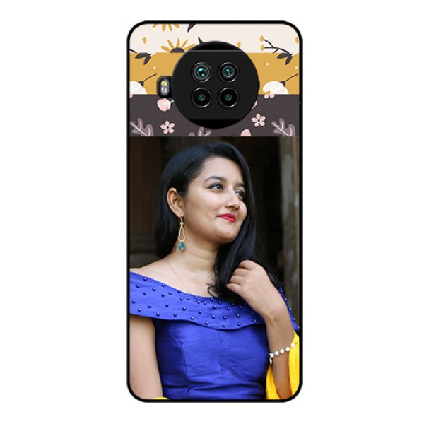 Mi 10i 5G Custom Glass Phone Case  - Stylish Floral Design