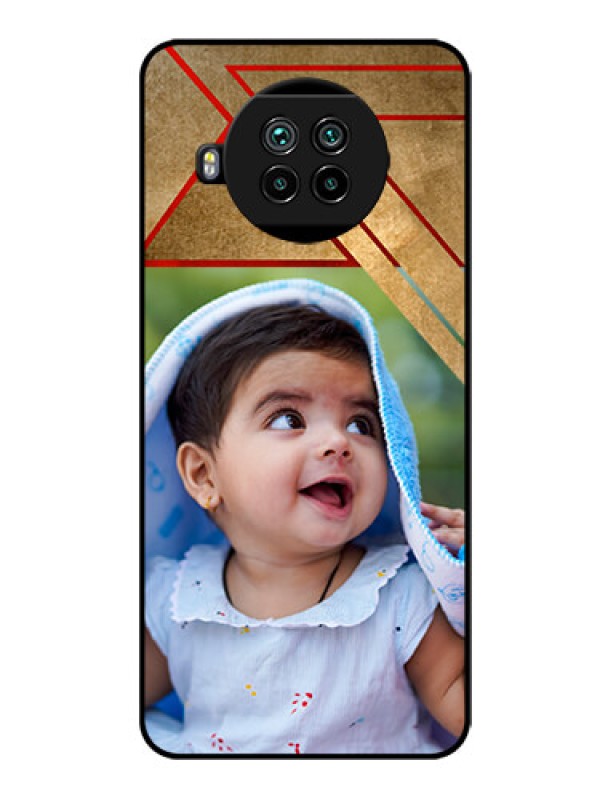 Custom Mi 10i 5G Personalized Glass Phone Case  - Gradient Abstract Texture Design