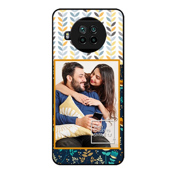 Mi 10i 5G Custom Glass Mobile Case  - Pattern Design