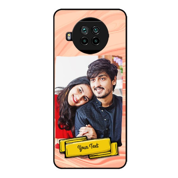 Mi 10i 5G Personalized Glass Phone Case  - Marble Texture Design