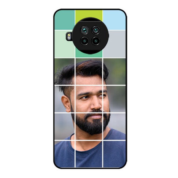 Mi 10i 5G Photo Printing on Glass Case - with white box pattern Mi 10i 5G Photo Printing on Glass Case - with white box pattern