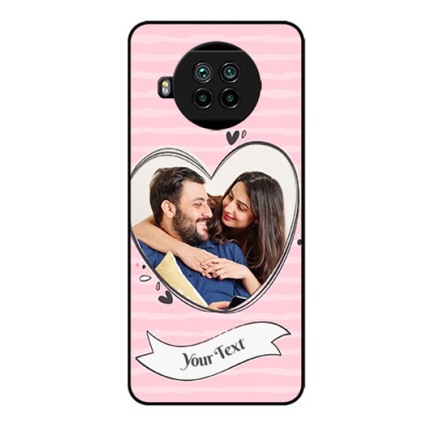 Mi 10i 5G Custom Glass Phone Case  - Vintage Heart Design