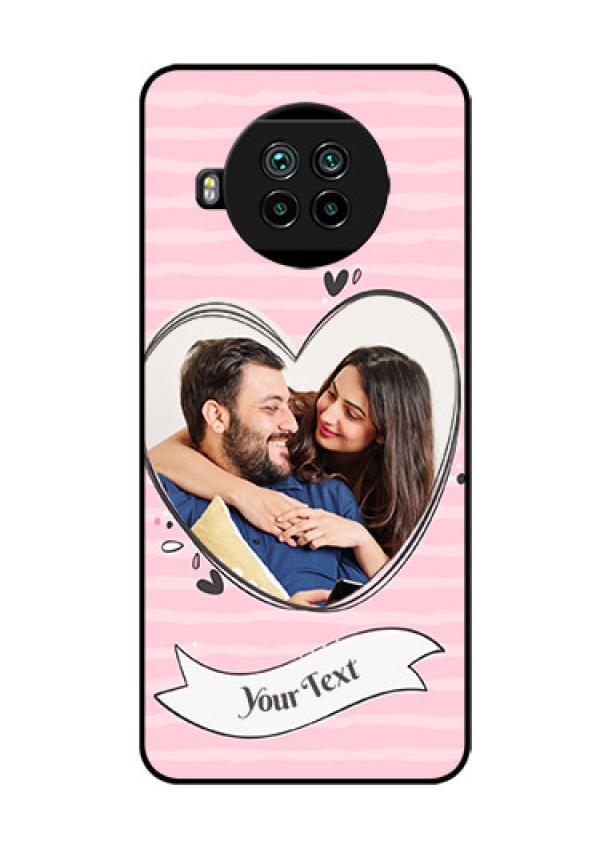 Mi 10i 5G Custom Glass Phone Case  - Vintage Heart Design