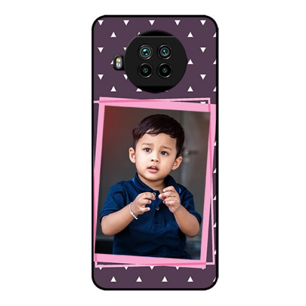 Mi 10i 5G Custom Glass Mobile Case - Triangle Pattern Dotted Design Mi 10i 5G Custom Glass Mobile Case - Triangle Pattern Dotted Design