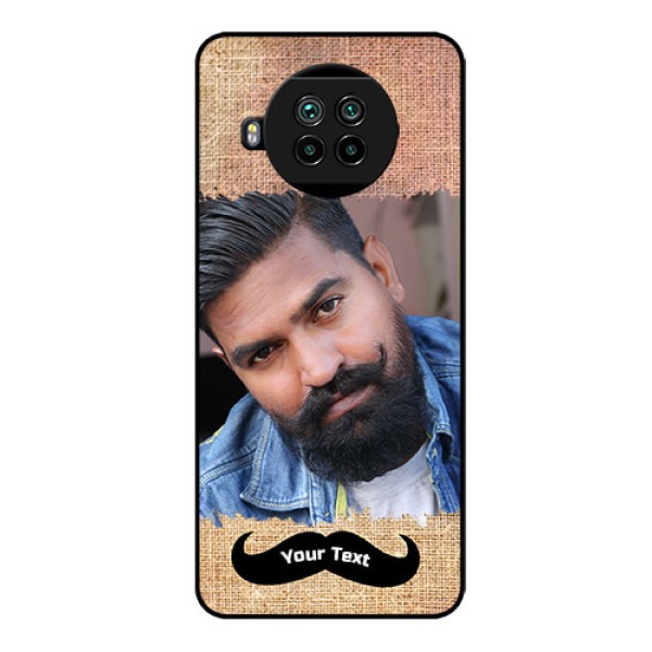 Mi 10i 5G Personalized Glass Phone Case  - with Texture Design