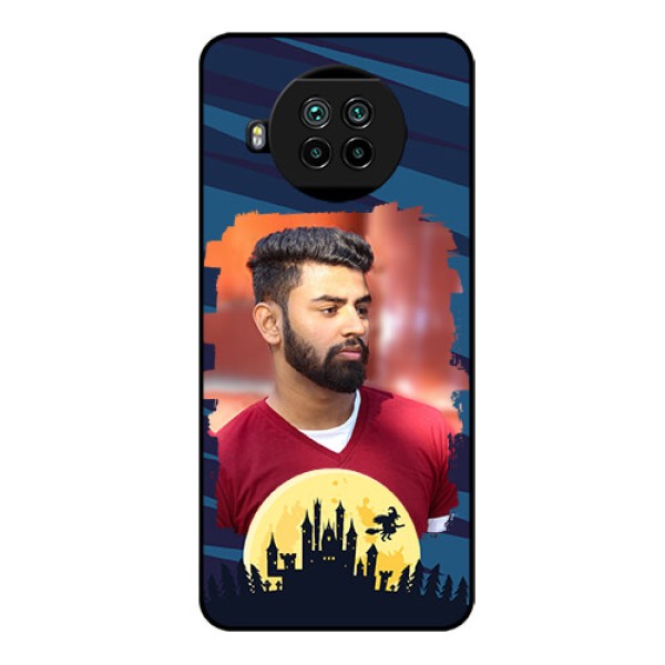 Mi 10i 5G Photo Printing on Glass Case  - Halloween Witch Design 