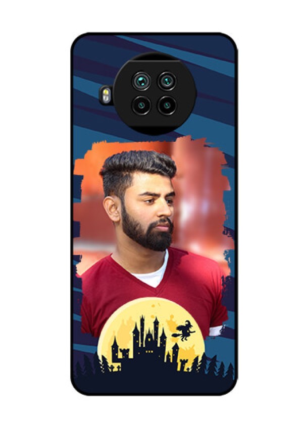 Mi 10i 5G Photo Printing on Glass Case  - Halloween Witch Design 